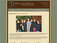 Tablet Screenshot of drbryandavis.com